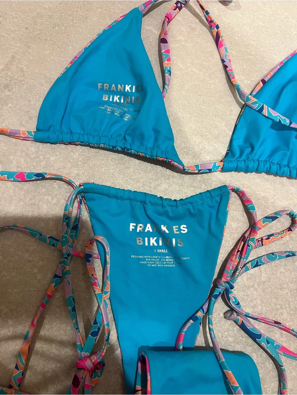 Frankies Bikinis vibrant pink
